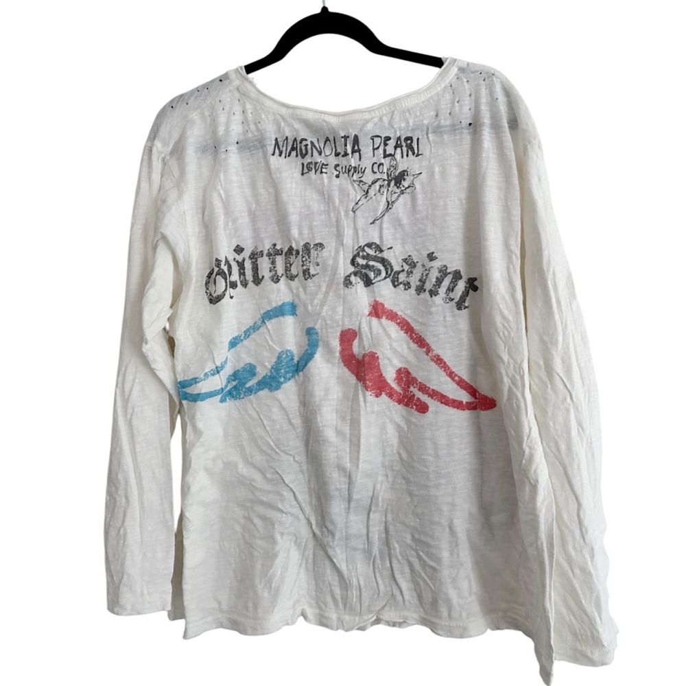 Magnolia Pearl Glitter Saint Viggo Tee NWT - Picture 3 of 5